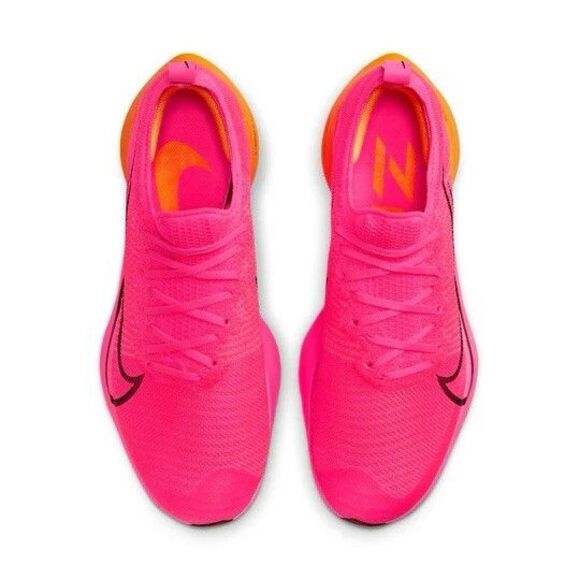 Size 15 Nike Air Zoom Tempo NEXT% Flyknit Hyper Pink Orange Mens CI9923-600